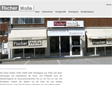 Tablet Screenshot of fischerwolle.com